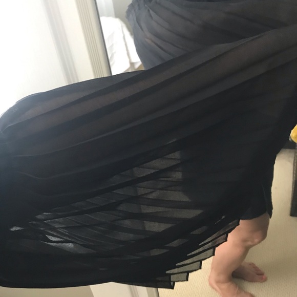 Black Wrap Dress - Picture 2 of 6